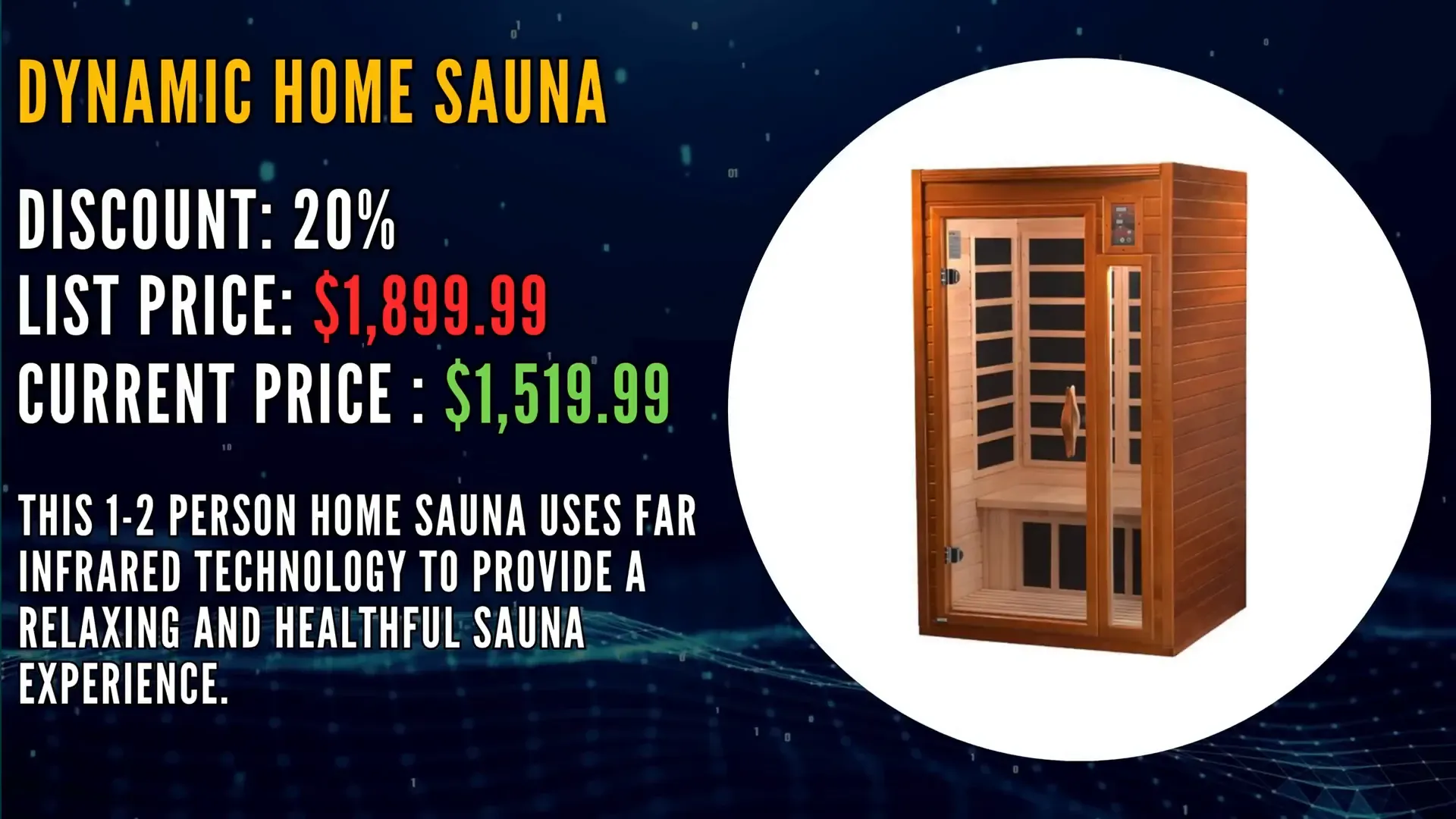 Dynamic Home Sauna