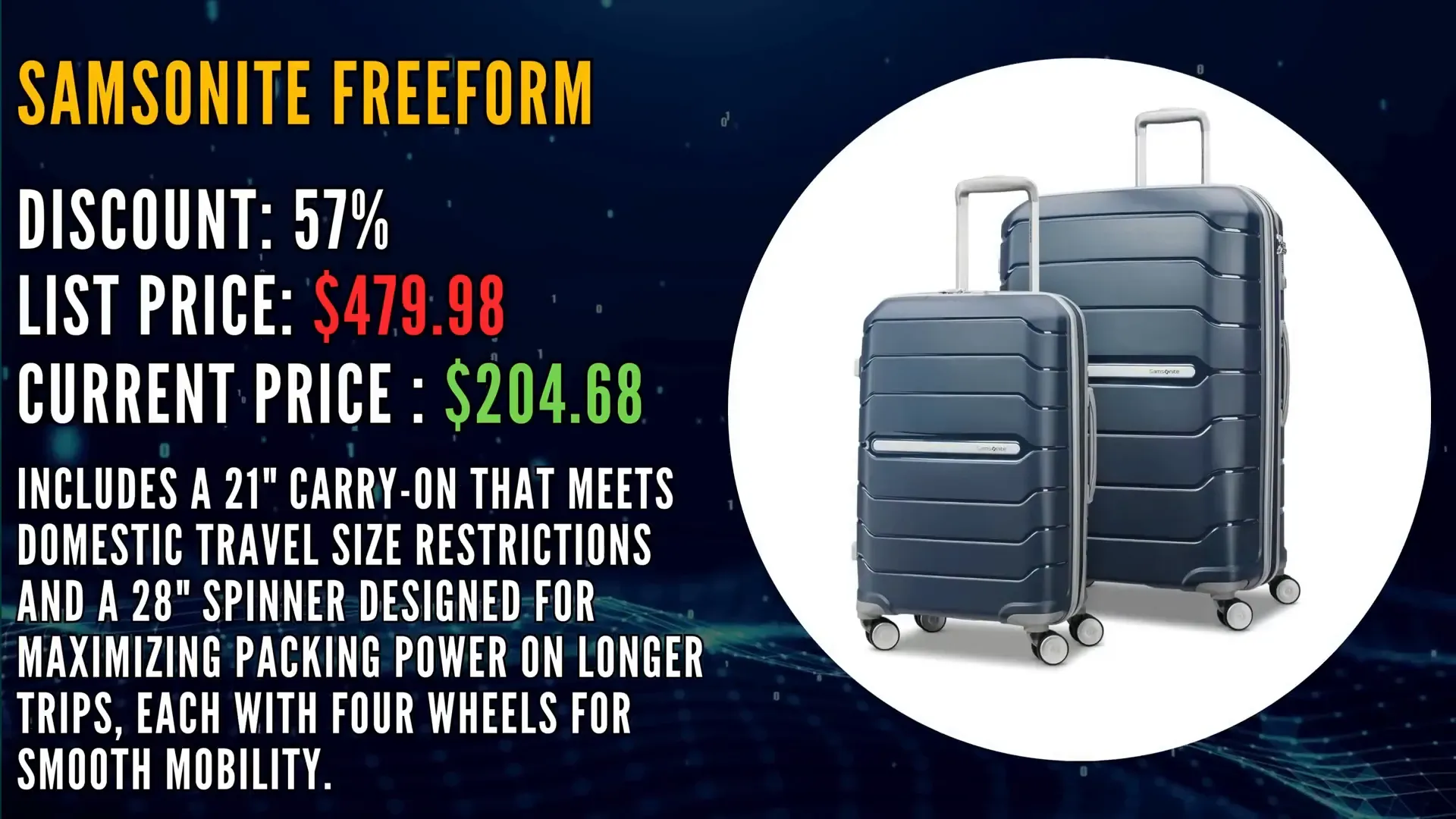 Samsonite Freeform Luggage