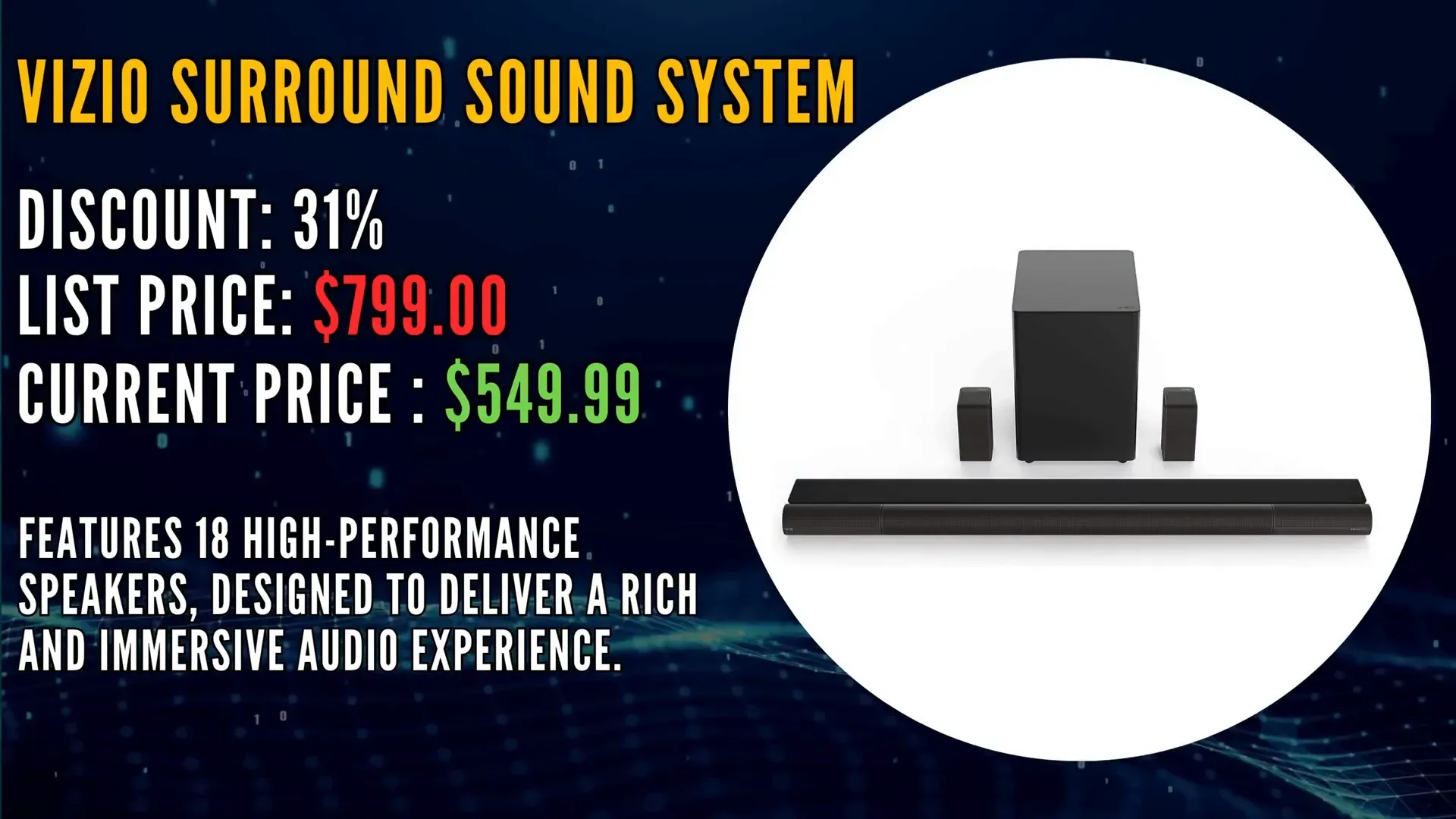 VIZIO Surround Sound System