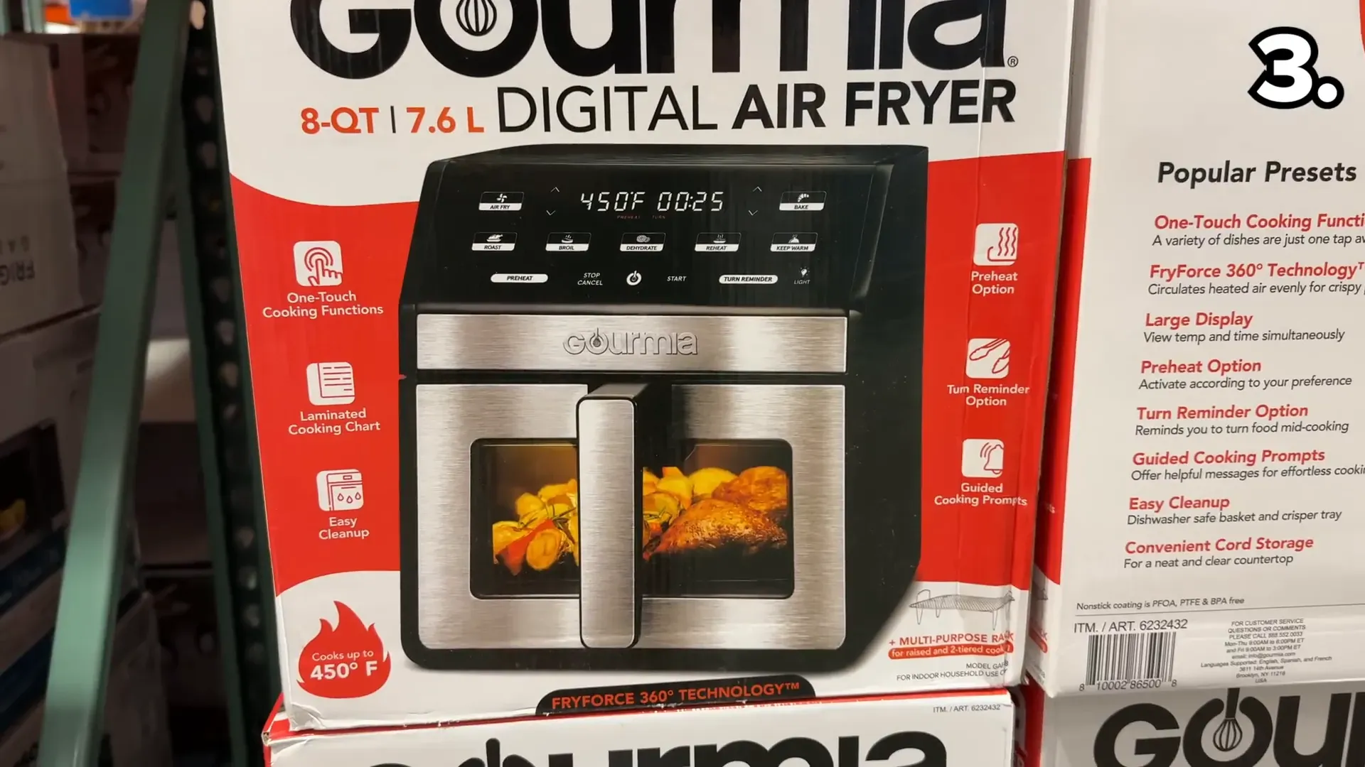 8-Quart Gourmia Air Fryer for $40