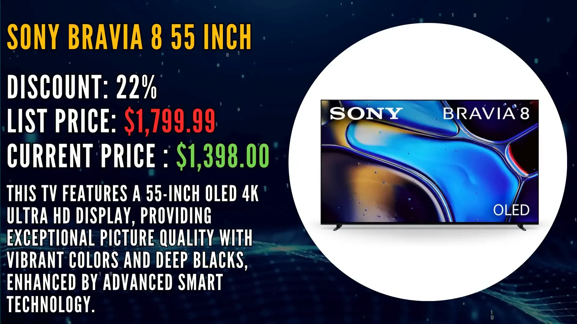 Sony Bravia 55-inch OLED TV