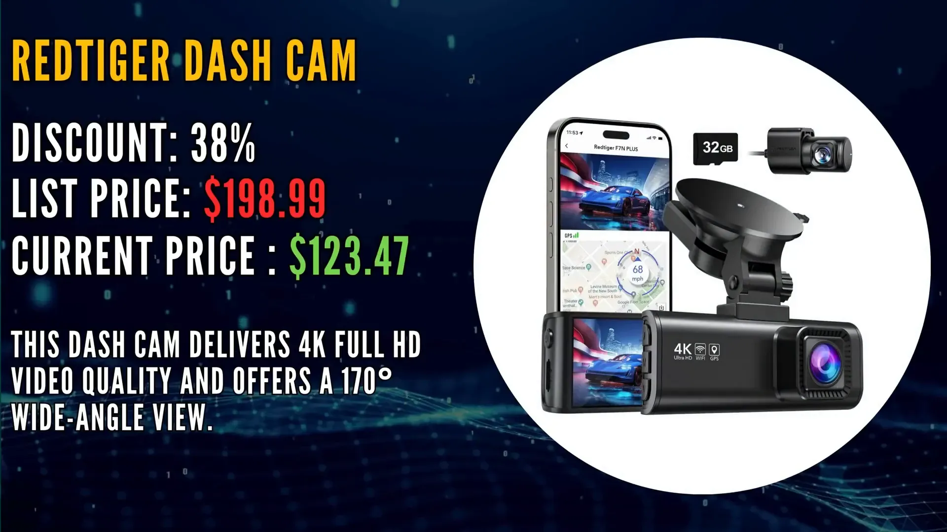 REDTIGER Dash Cam