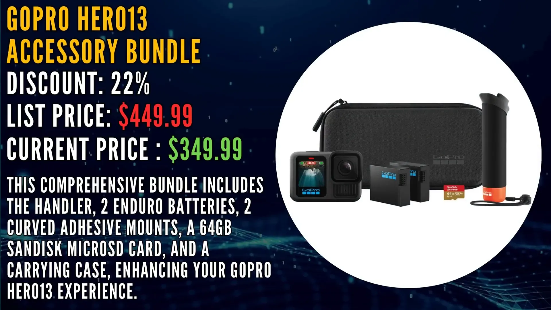 GoPro HERO13 Accessory Bundle