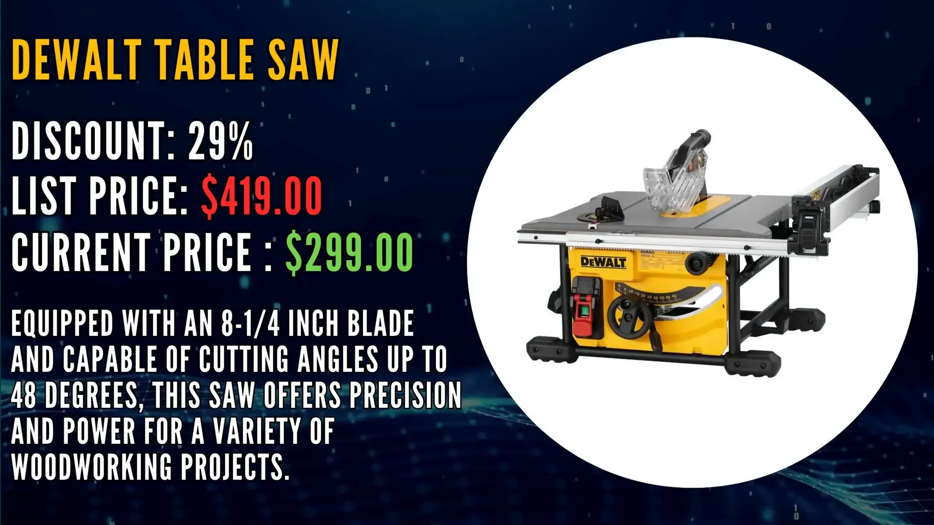 Dewalt Table Saw