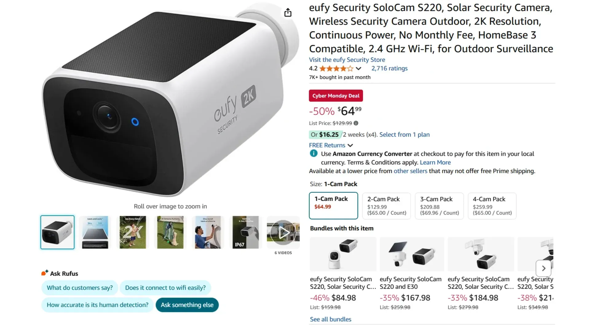 Eufy Security SoloCam S220