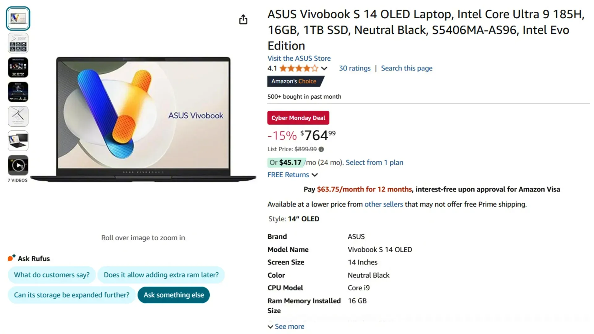 ASUS Vivobook S 14