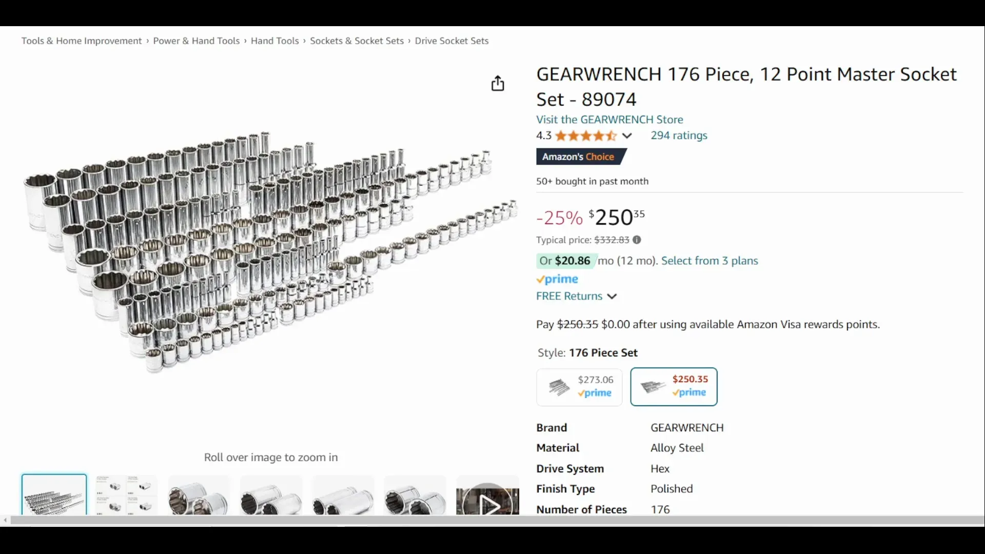 GEARWRENCH Socket Set